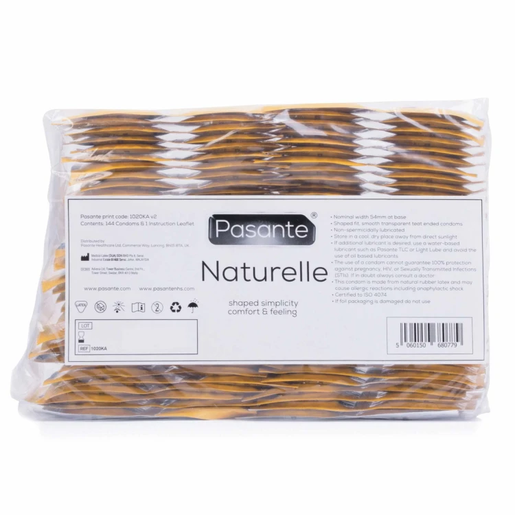 prezerwatywy Pasante Naturelle Condoms Bulk Packs 144 pcs