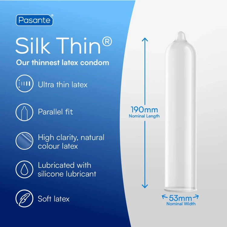 prezerwatywy Pasante Silk Thin Condoms 12 pcs