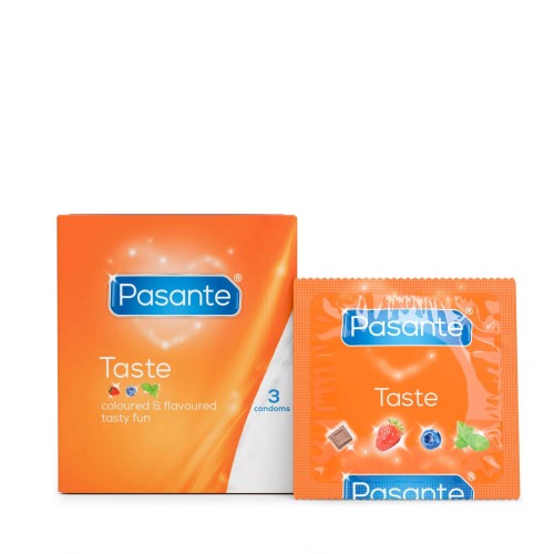 prezerwatywy Pasante Flavours/Taste Condoms 3 psc