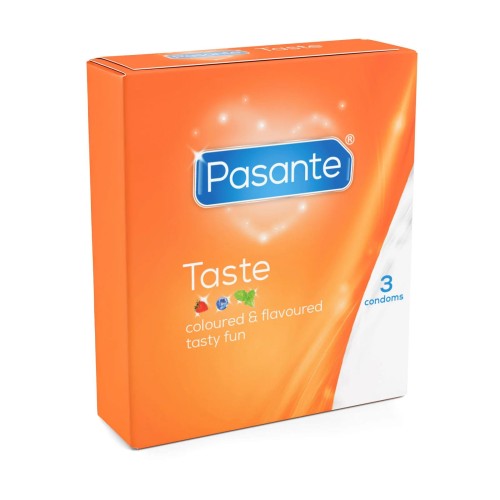 prezerwatywy Pasante Flavours/Taste Condoms 3 psc