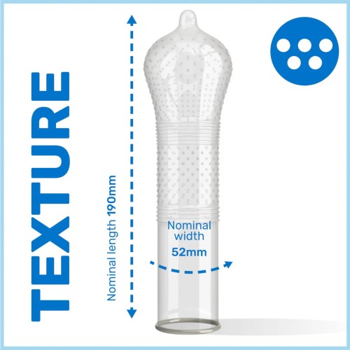prezerwatywy Pasante Ribs & Dots/Intensity Condoms 3 pcs
