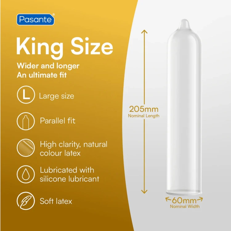 prezerwatywy Pasante King Size Condoms 3 pcs