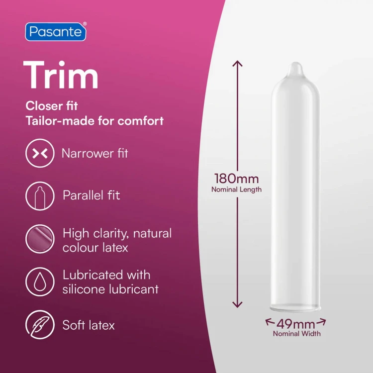 prezerwatywy Pasante Trim Condoms 3 pcs