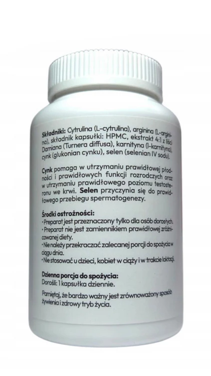 suplement - wspiera potencje Senimax Caps 60 kapsułek