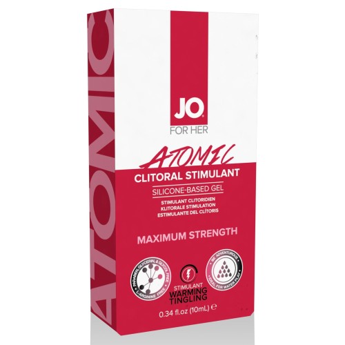 żel wzmacniający doznania System JO - For Her Clitoral Stimulant Warming Atomic 10 ml