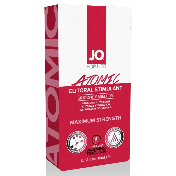 żel wzmacniający doznania System JO - For Her Clitoral Stimulant Warming Atomic 10 ml