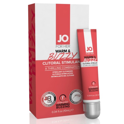 żel wibrujący System JO - For Her Clitoral Stimulant Warming Warm & Buzzy 10 ml