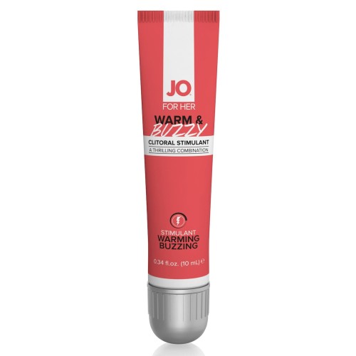 żel wibrujący System JO - For Her Clitoral Stimulant Warming Warm & Buzzy 10 ml
