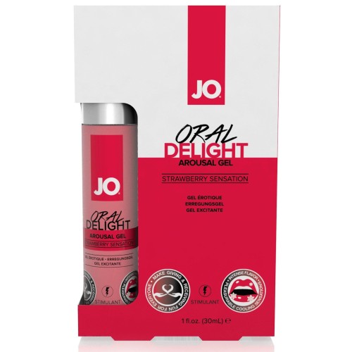 żel truskawkowy System JO - Oral Delight Arousal Gel Strawberry Sensation 30 ml