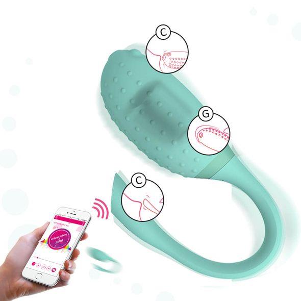 masażer Magic Motion - Fugu Smart Wearable Vibrator Green