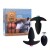 zestaw korków FeelzToys - FunkyButts Remote Controlled Butt Plug Set for Couples