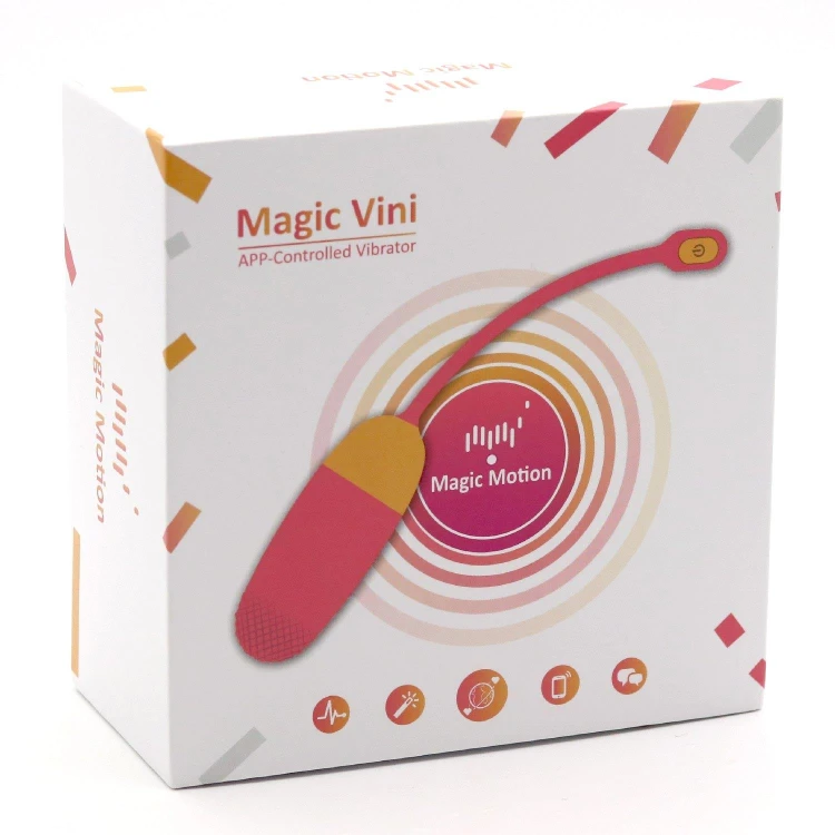 masażer Magic Motion - Vini App Controlled Love Egg Orange