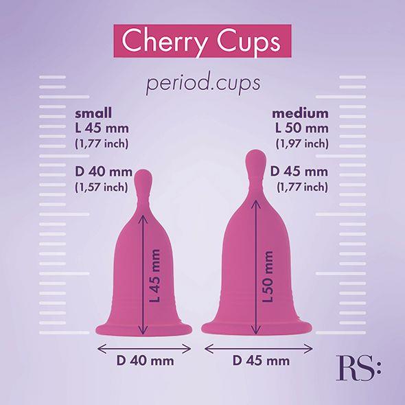 kubeczki menstruacyjne RS - Femcare - Cherry Cup