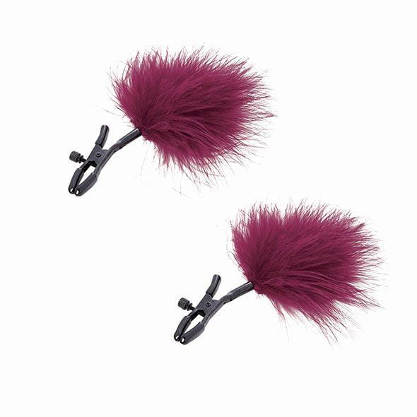 klamerki na sutki S&M - Enchanted Feather Nipple Clamps