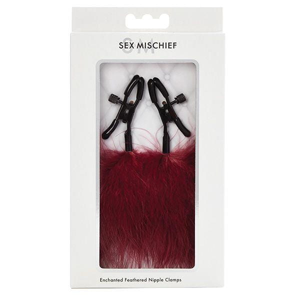 klamerki na sutki S&M - Enchanted Feather Nipple Clamps