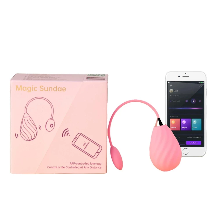 jajeczko Magic Motion - Magic Sundae App Controlled Love Egg Pink