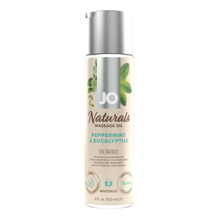 olejek mięta i eukaliptus System JO - Naturals Massage Oil Peppermint & Eucalyptus 120 ml