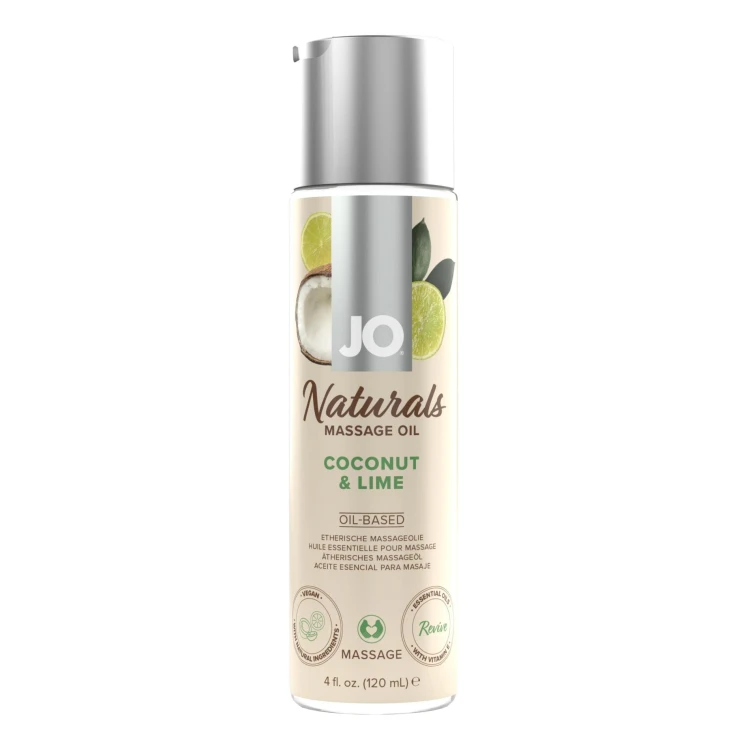 olejek kokosowy System JO - Naturals Massage Oil Coconut & Lime 120 ml