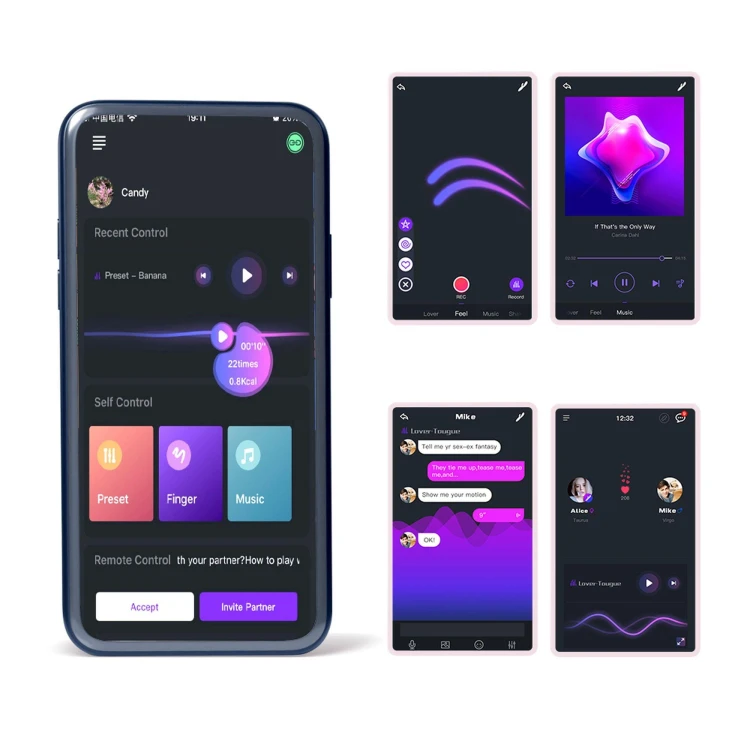 pierścień erekcyjny Magic Motion - Rise Smart Wearable Cockring Green