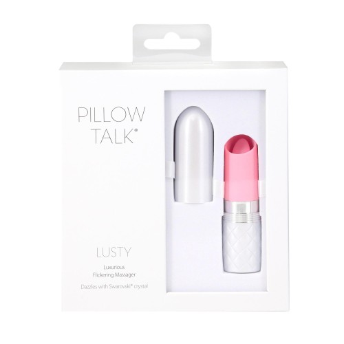 masażer Pillow Talk - Lusty Luxurious Flickering Massager Pink