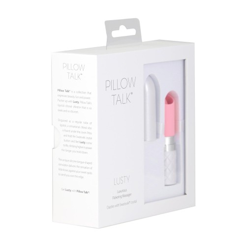 masażer Pillow Talk - Lusty Luxurious Flickering Massager Pink