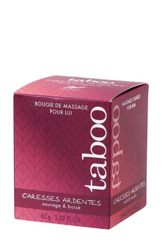 świeca paproć i dzewa do masażu Caresses Ardentes Bougie Massage 60 gr