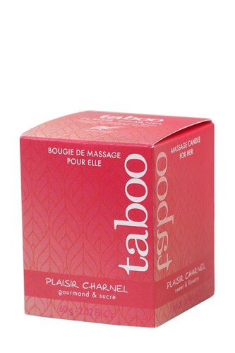 świeca kwiat kakao do masażu Plaisir Charnel Bougie Massage 60 gr