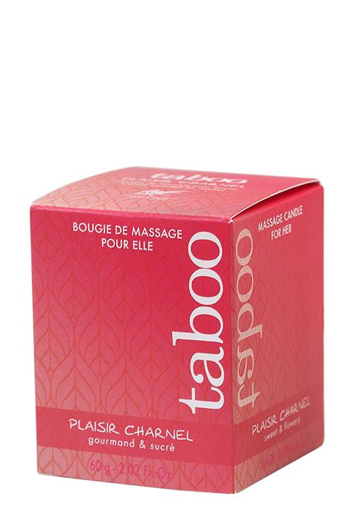 świeca kwiat kakao do masażu Plaisir Charnel Bougie Massage 60 gr