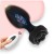 korek analny Remote Rose Design Plug - USB Rechargeable - 10 Functions - Black