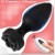 korek analny Remote Rose Design Plug - USB Rechargeable - 10 Functions - Black