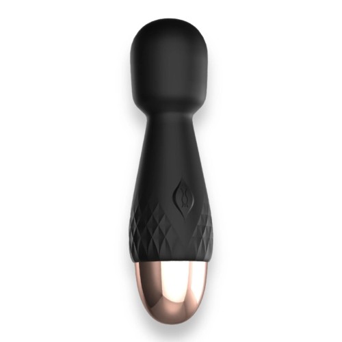 wibrator wand Mini Wand De Luxe - Black - 11,6 Cm / 4.5 Inch Silicone Wand Massager
