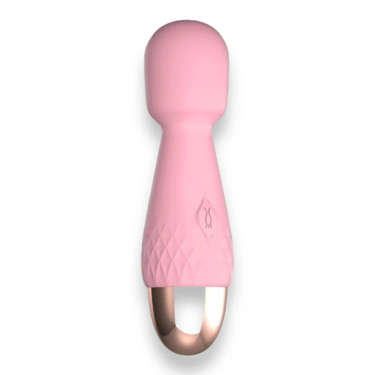 wibrator wand Mini Wand De Luxe Pink - 11,6 Cm / 4.5 Inch Silicone Wand Massager