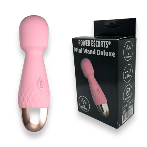 wibrator wand Mini Wand De Luxe Pink - 11,6 Cm / 4.5 Inch Silicone Wand Massager