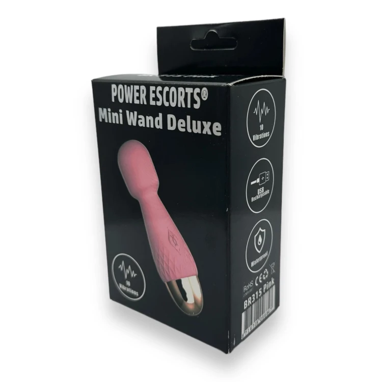wibrator wand Mini Wand De Luxe Pink - 11,6 Cm / 4.5 Inch Silicone Wand Massager