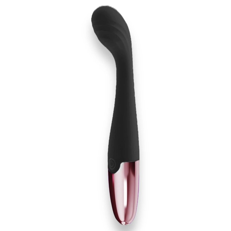 wibrator  Black - G Spot Princess Black - 18 Cm / 7 Inch Silicone G Spot Vibrator