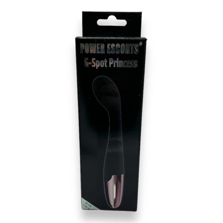 wibrator  Black - G Spot Princess Black - 18 Cm / 7 Inch Silicone G Spot Vibrator