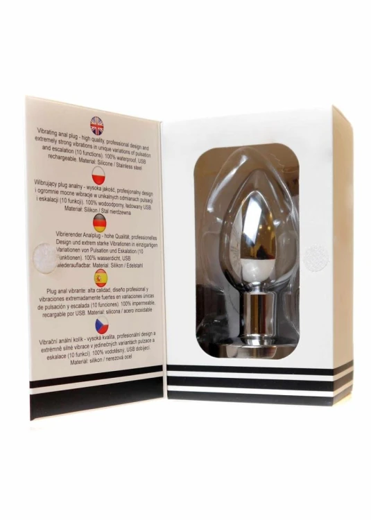 korek analny Rechargeable Butt Plug Vibrator