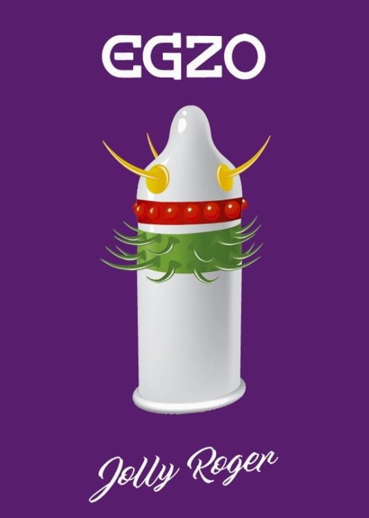 prezerwatywy Egzo Jolly Roger