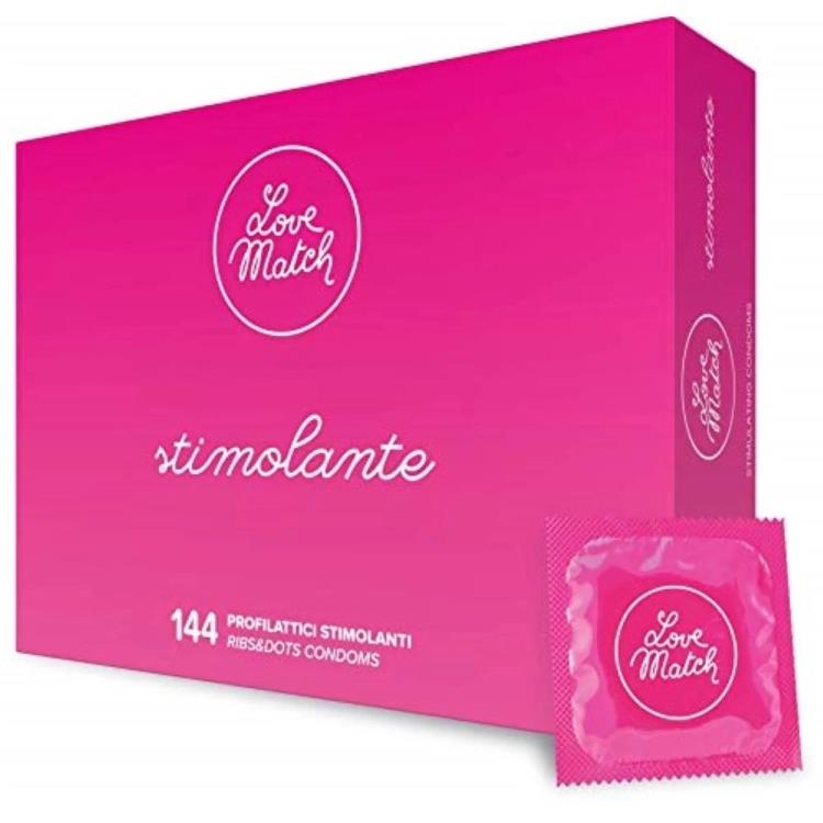 prezerwatywy Love Match Stimolante  144 sztuki
