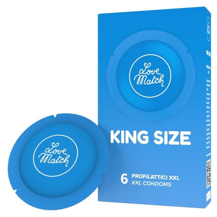 prezerwatywy Love Match King Szie XXL 6 sztuk