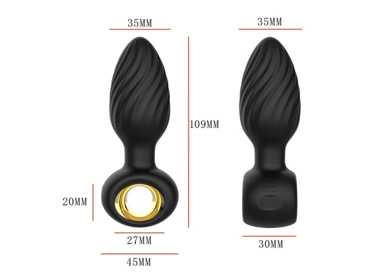 korek analny Aisi Rotating Plug