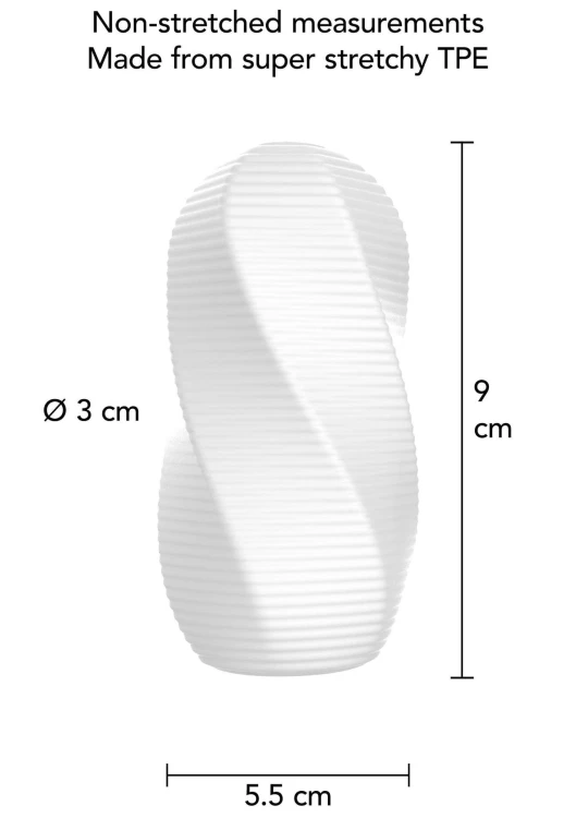 masturbator Swirl White