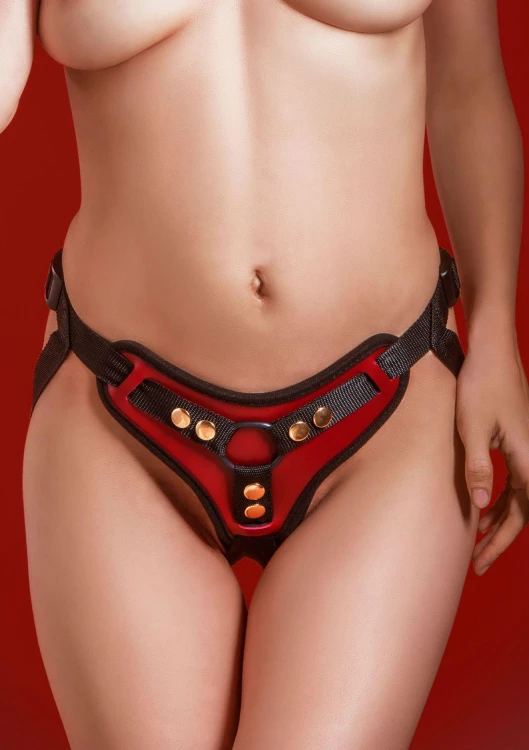 pas strap-on Harness Red