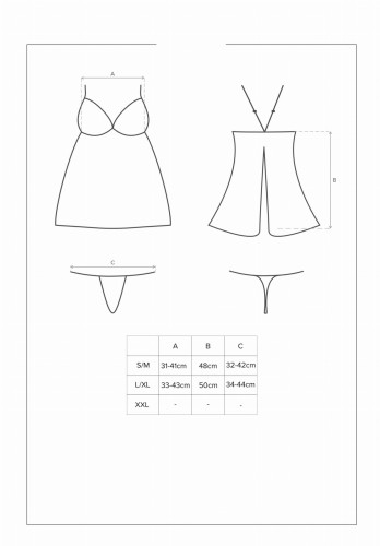 babydoll-i-stringi-czarna-Behindy-L/XL.jpg