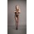 body stocking Crotchless Leopard One Size