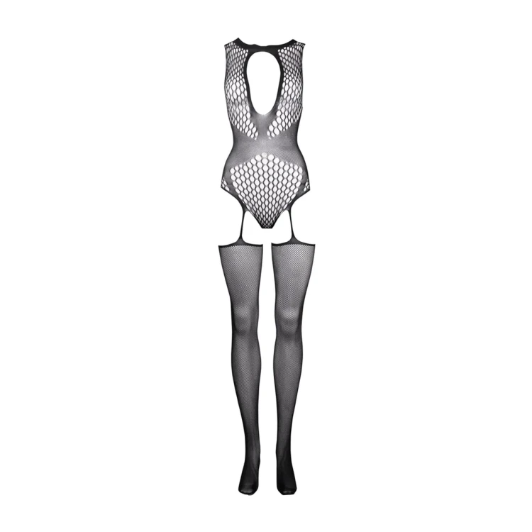 body stocking Contrast Suspender OS