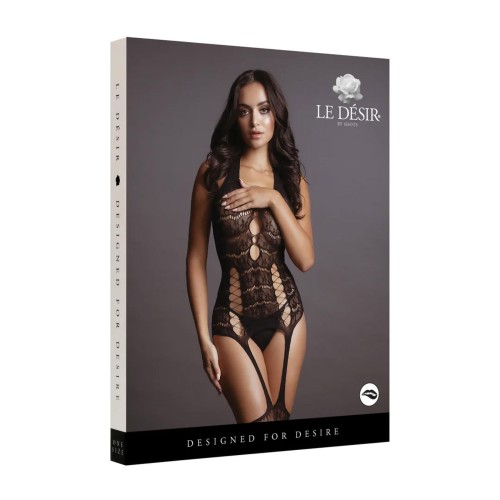 body stocking Lace Suspender  OS
