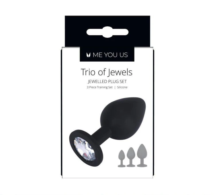 zestaw korków analnych Trio Of Jewels
