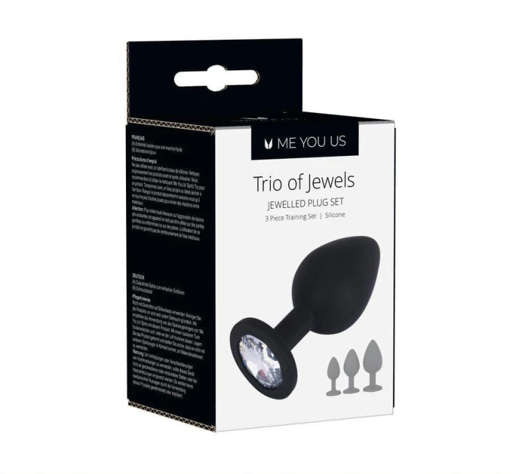 zestaw korków analnych Trio Of Jewels