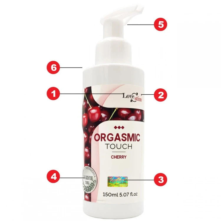 olejek wiśnia ORGASMIC TOUCH CHERRY 150 ML